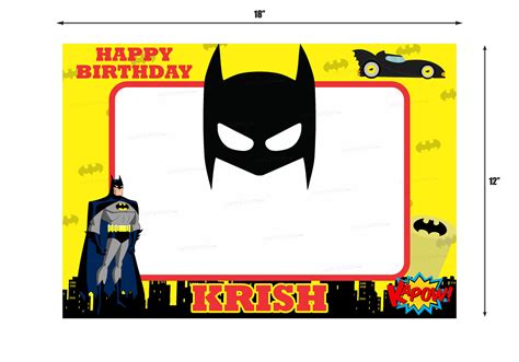Batman Theme PhotoBooth | Birthday Party Decorations Online – Party ...