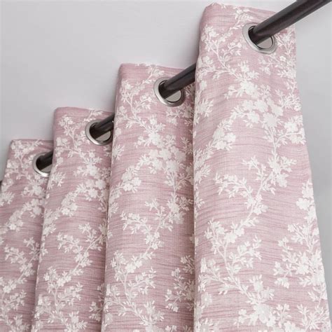 Buy Morris Tempest Set of 2 Jacquard Light Filtering Door Curtains from ...