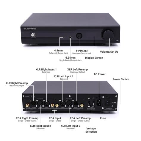 GUSTARD H26 Fully Balanced Class A Headphone Amplifier