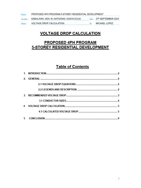 Image result for Voltage Drop Formula Example