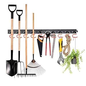 MOHOO Adjustable Storage System 64 Inch, Wall Holders for Tools, Wall ...