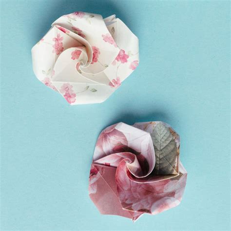 Tutorial On Origami Rose 的图像结果