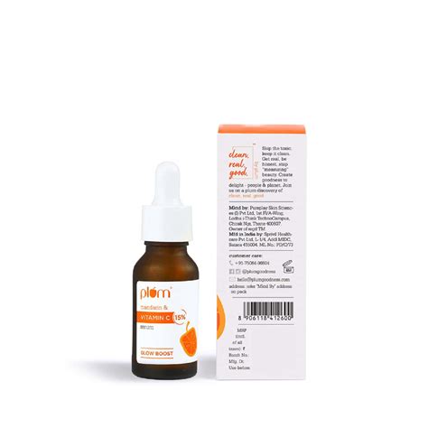 Buy PLUM 15% VITAMIN C FACE SERUM WITH MANDARIN | 20 ML - 20 ML Online ...
