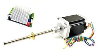 INVENTO 1pcs TB6600 Driver + Nema 23 25 Kg-cm Stepper Motor + Flexible ...