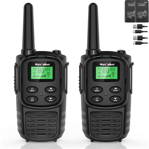 Amazon.com: Retevis RT22 Two Way Radio, Long Range Walkie Talkies for ...