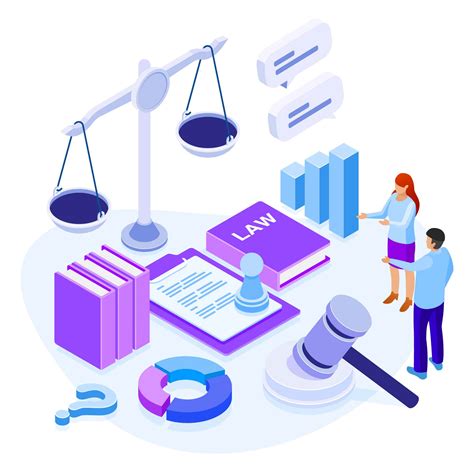 Law and Justice Illustration