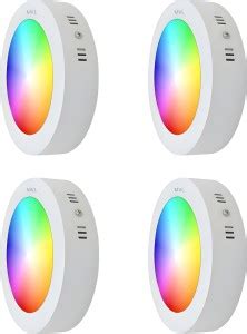 MVL 9W 7in1 Multicolour Surface Led (Red/Pink/Blue/Yellow/Violet/Green ...