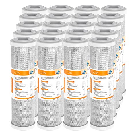 Coconut Shell CTO, Membrane Solutions Carbon Block Drinking Water ...