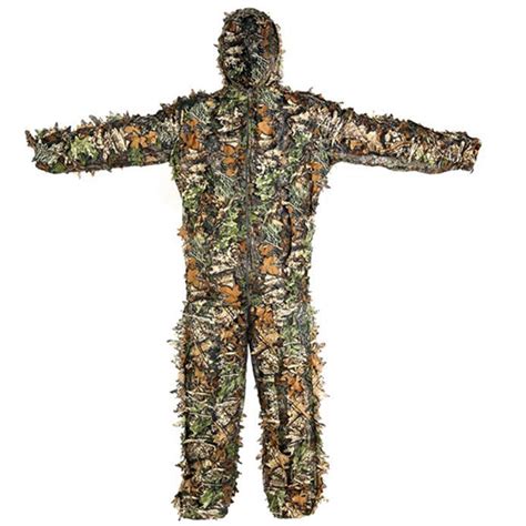 Camouflage Clothes Suit 3D Maple Leaf Lightweight Ghillie Suit Two-piece Hunting Clothing Jungle ...