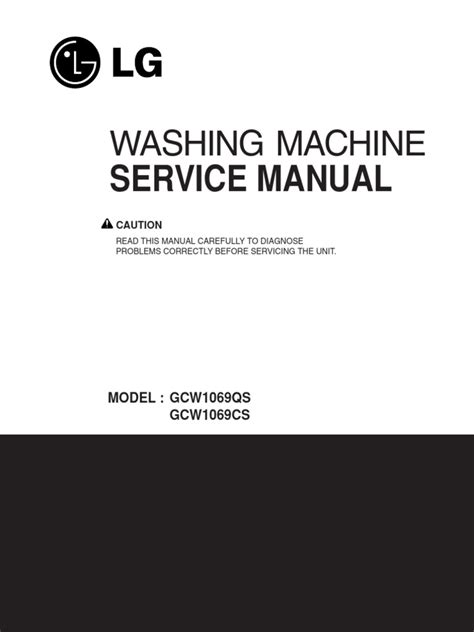 LG Washing Machine User Guide 的图像结果