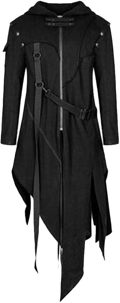 HONHUZH Men's Gothic Hoodie Jacket Halloween Costume Punk India | Ubuy