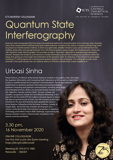 Quantum State Interferography | ICTS
