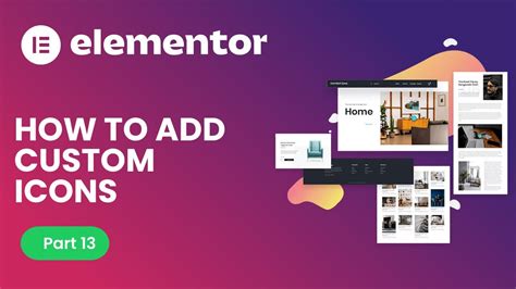 Image result for Adding Custom Icons Elementor