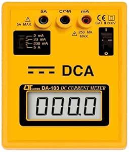 DA-103 Digital Bench DCA Meter, 5 Amp DC Current by Electronix Express ...