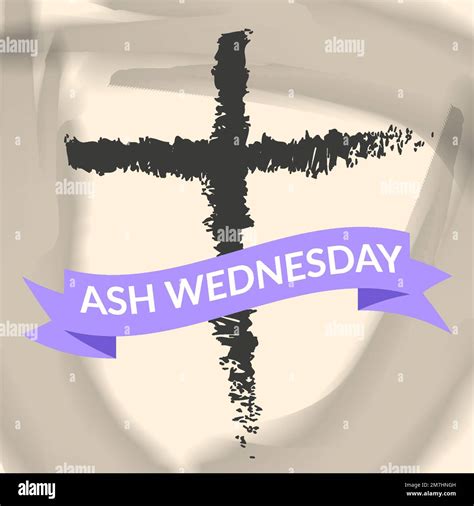 Ash wednesday vector vectors hi-res stock photography and images - Alamy