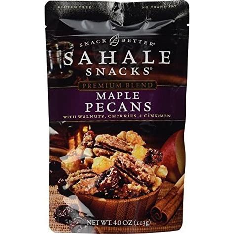 Sahale Snacks Better Maple Pecans 4 Ounce (2 Pack) - Walmart.com
