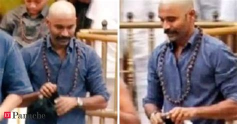 Dhanush | D50 : Dhanush prays at Tirupati with sons Yatra and Linga ...