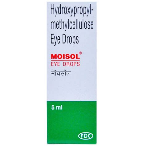 Moisol Eye Drops 5 ml | Uses, Side Effects, Price | Apollo Pharmacy