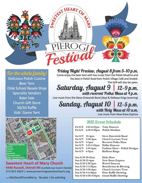 Sweetest Heart of Mary Pierogi Festival, Sweetest Heart of Mary Church - Mother of Divine Mercy ...