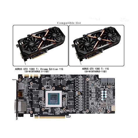 Aorus Gtx 1080 Graphics Card Cooling Ti Gtx 1080 Ti Water Cooling Block ...