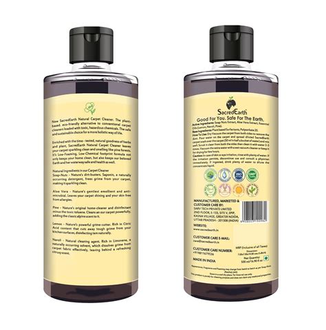 Natural Carpet Cleaner 500 ml SacredEarth Products UK