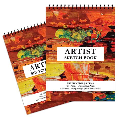 Paper Parwana Sketch Book Drawing Pad for Artists 50 Thick Sheets (A4 ...