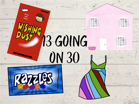 13 Going on 30 Clipart, 13 Going on 30 PNG, Thirty Flirty and Thriving ...