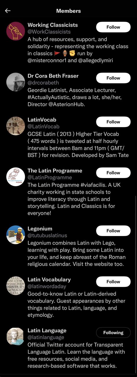 I made a Latin list on Twitter, who else should I add? : r/latin