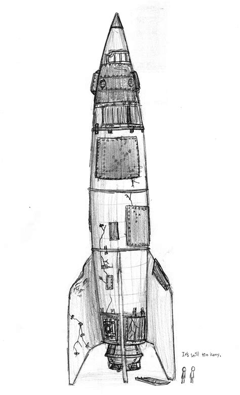 Rocket Drawing For Kids at PaintingValley.com | Explore collection of ...
