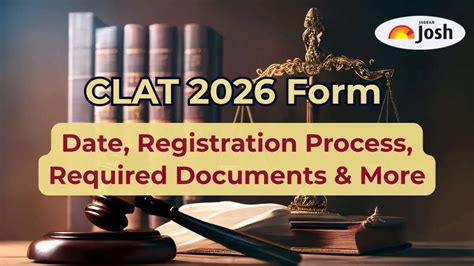 CLAT 2026 Online Form: How to Register, Documents Required, Process ...