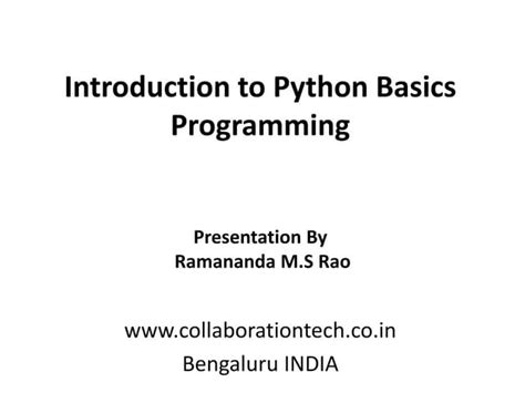 Image result for Python Programming Introduction PPT