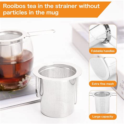 Stainless Steel Tea Infuser Basket Extra Fine Mesh Tea Strainer with ...