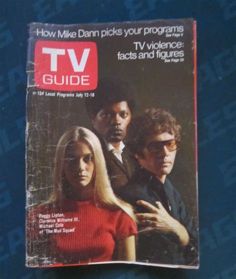 TV Guide July 1969 Mod Squad Peggy Lipton Clarence Williams Cole ...