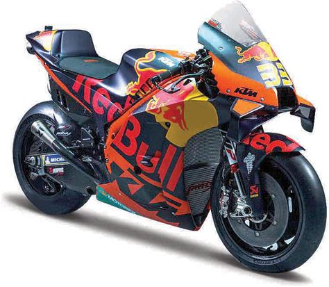 Amazon.com: Maisto M36371B Red Bull KTP Ractory Racing Motorbike-Binder ...