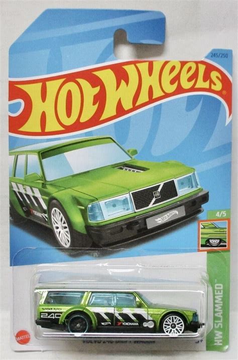 Hot Wheels Volvo 240 Drift Wagon, HW Slammed 4/5, Green : Amazon.in ...