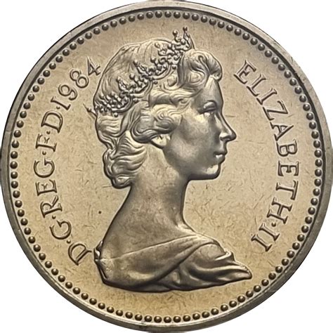 1 Pound - Elizabeth II (2nd portrait; Scottish Thistle) - United Kingdom – Numista