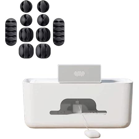 Cable Management Box - Power Strip, Cords, Surge Protector Hiding Cover ...
