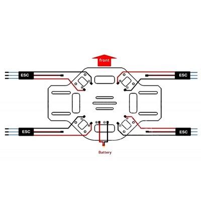 F450 Quadcopter Frame PCB Board buy online at Best Price and Quality in ...
