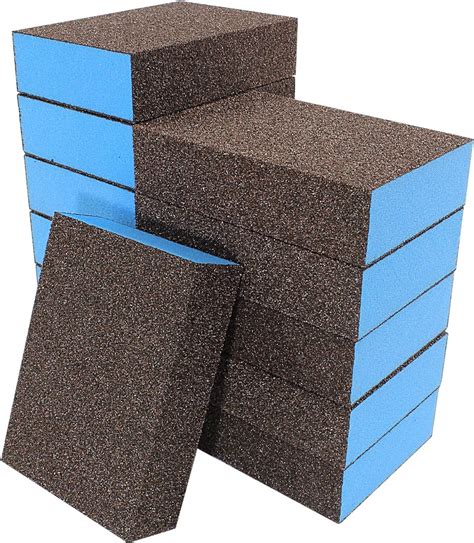 Amazon.com: LifCratms 12Pcs Coarse Sanding Sponge 36 Grit, Wet Dry ...