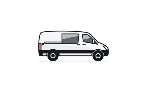 Sprinter Van Vector Illustration