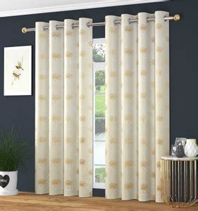 Elam Decor 274.32 cm (9 ft) Long Door Velvet Room Darkening Curtain ...