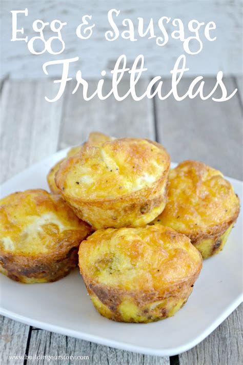 Sausage, Egg & Cheese Frittata Muffins - Building Our Story