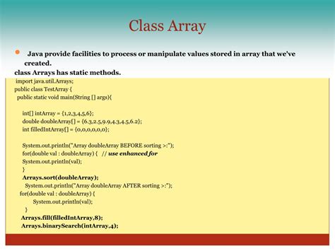 Image result for Java Array Class
