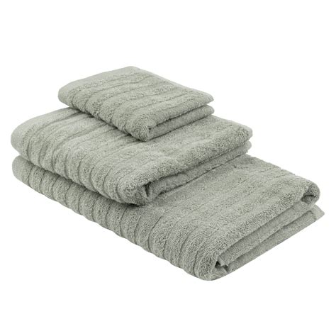 Terry towel ARDESTO Lines 50х90cm, 100% cotton, green | ARDESTO