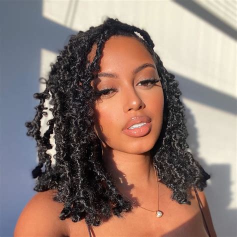 Buy Ombre Butterfly Locs Crochet Hair 12 Inch 5 Packs Pre-Looped Short ...