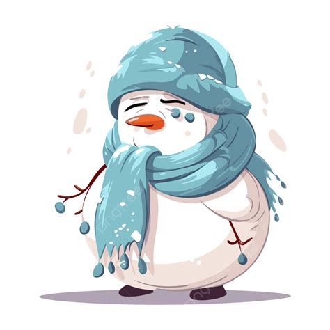 Freezing Weather Cartoons Cold Weather Dressed Cartoon Vector Images