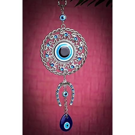 Buy DT DECTONE Blue Evil Eye OM Design with Blue Pendant Decoration ...