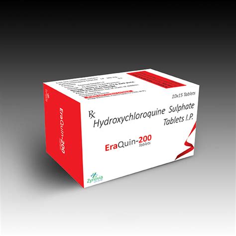 EraQuin 200 - Hydroxychloroquine Sulphate - Zynovia Lifecare