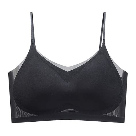 Sngxgn Women's Wireless Bra, Seamless Smooth Comfort Wirefree T-Shirt ...