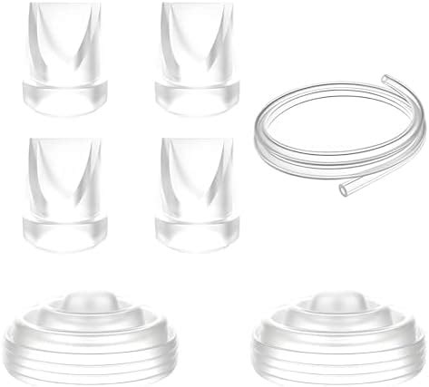 Duckbill Valve Breast Pump Set, 7PCS Breast Pump Accessories with 4 ...